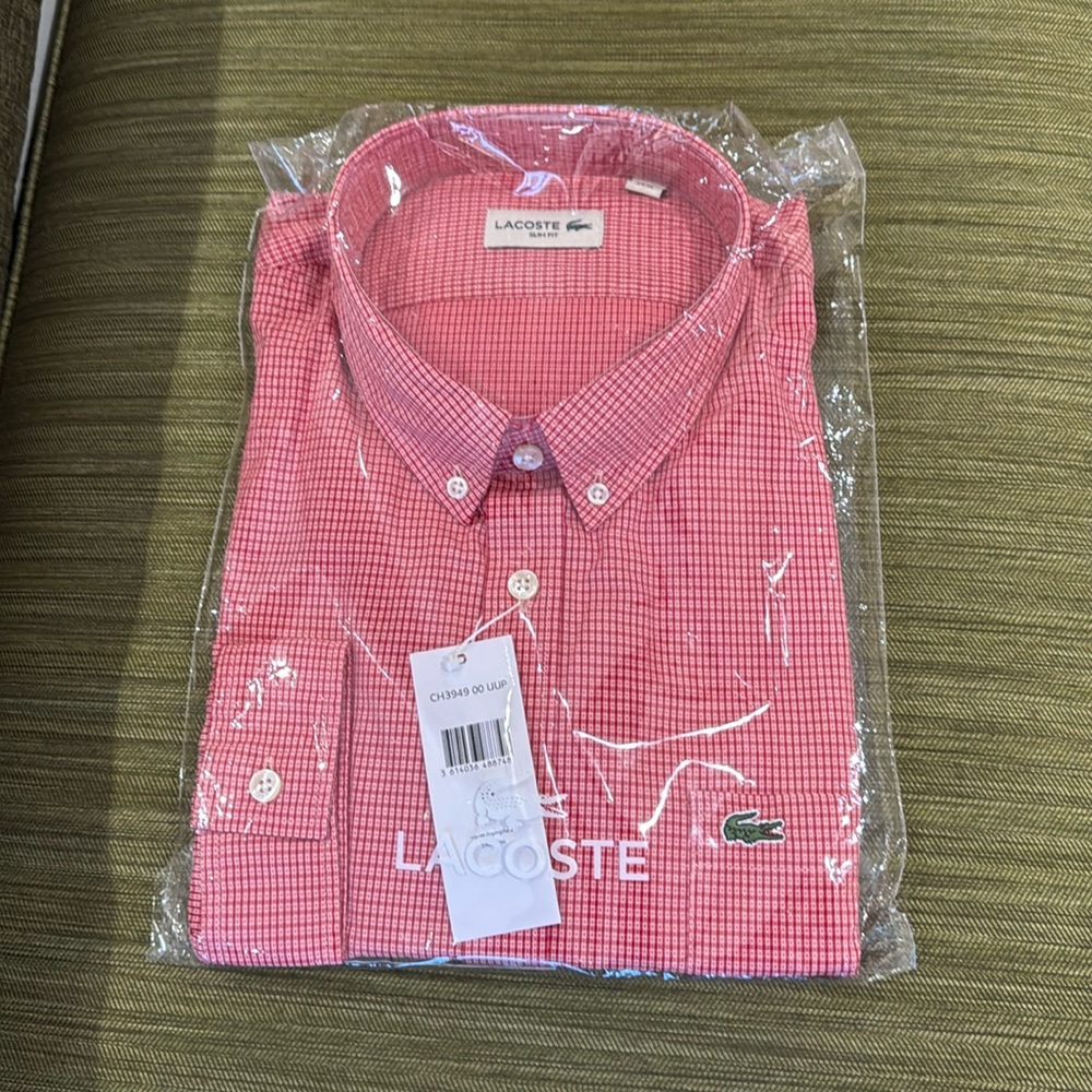 Lacoste Men’s Dress Shirt - NWT!